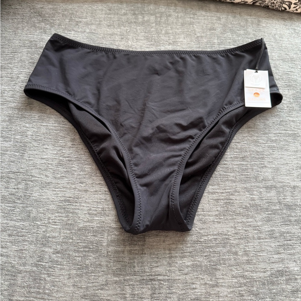 Shade & Shore High Waist Cheeky Bikini Bottoms